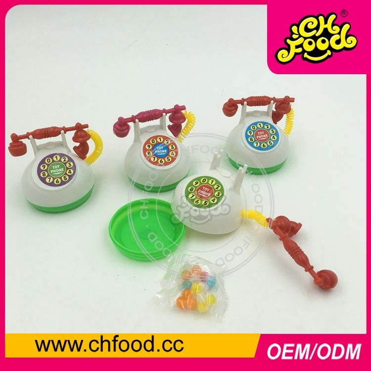 Novelty mini telephone toy candy