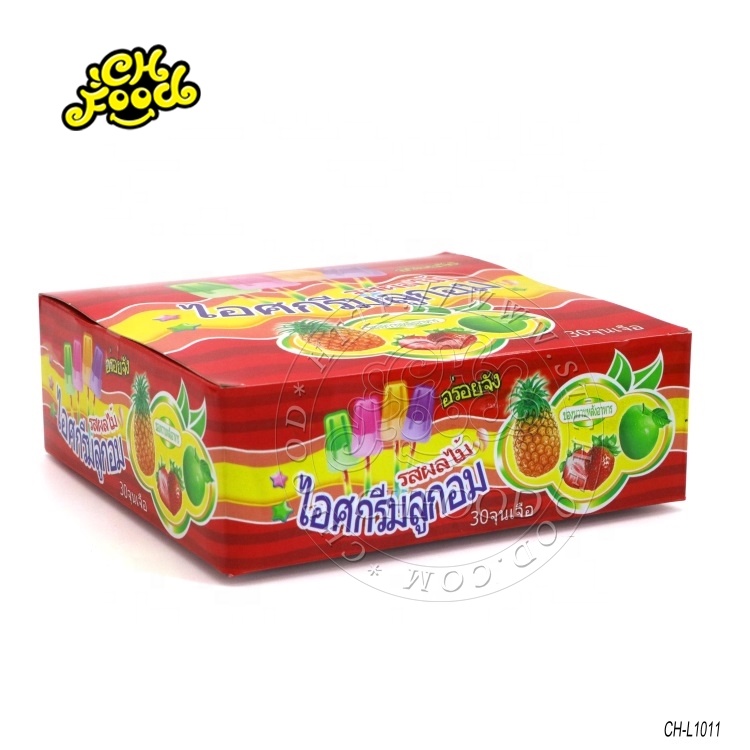 Popular Ice Cream Fluorescent Lollipop Candy